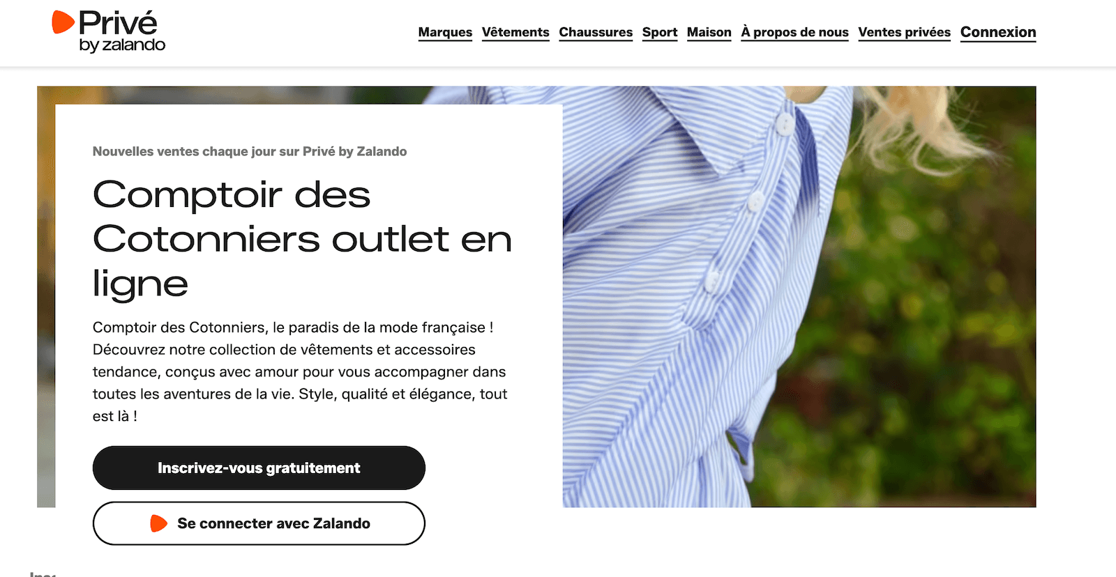 Ventes privées Comptoir des Cotonniers sur Privé by Zalando
