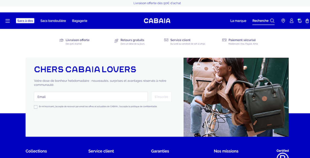 Boutique REMAKE by Cabaïa dans le Marais à Paris proposant des sacs reconditionnés